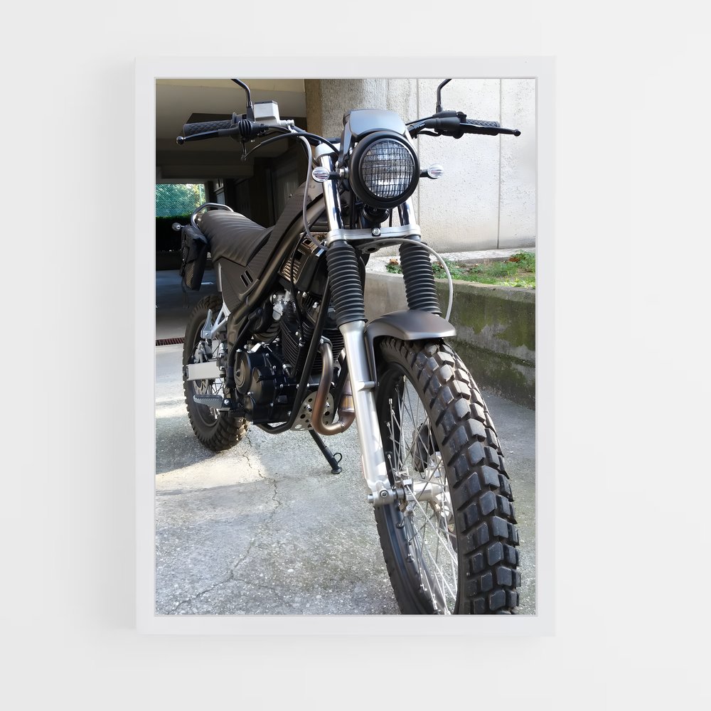 Poster Moto et Architecture – affiche Beta (vue 3)